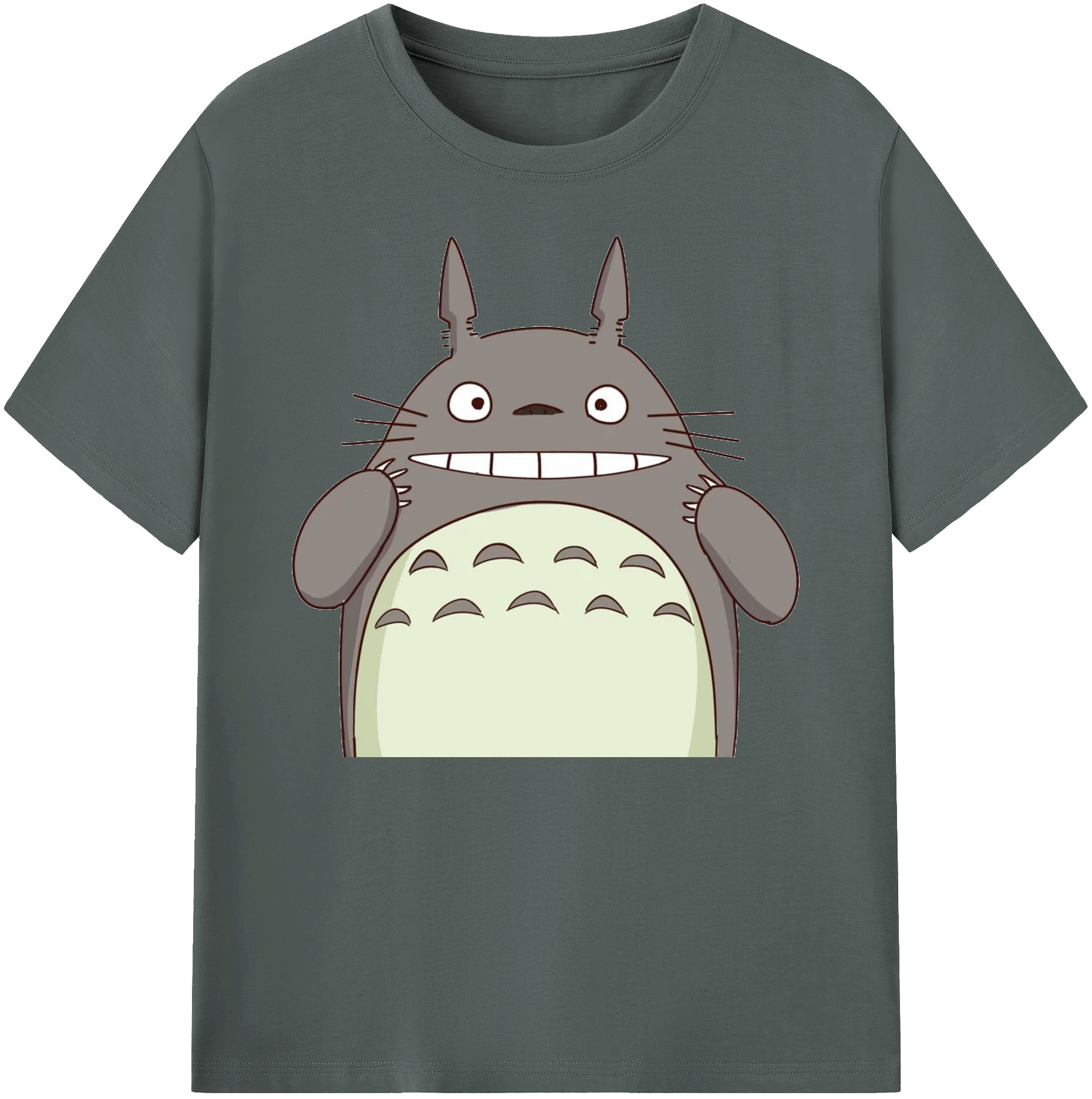 （画像用） となりのトトロ 草壁メイ 草壁サツキ My Neighbor Totoro Satsuki Kusakabe Mei Kusakabe 綿100％ メンズ半袖Tシャツ｜肌触りやわらか＆通気性